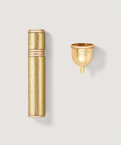 Refillable Travel Perfume Atomizer 10ml - Gold/Gold
