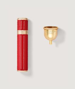 Refillable Travel Perfume Atomizer 10ml - Gold/Red