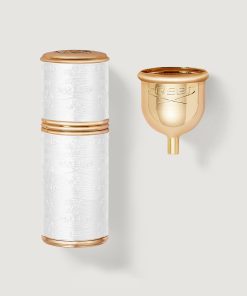Refillable Travel Perfume Atomizer 50ml - Gold/White