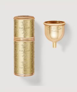Refillable Travel Perfume Atomizer 50ml - Gold/Gold